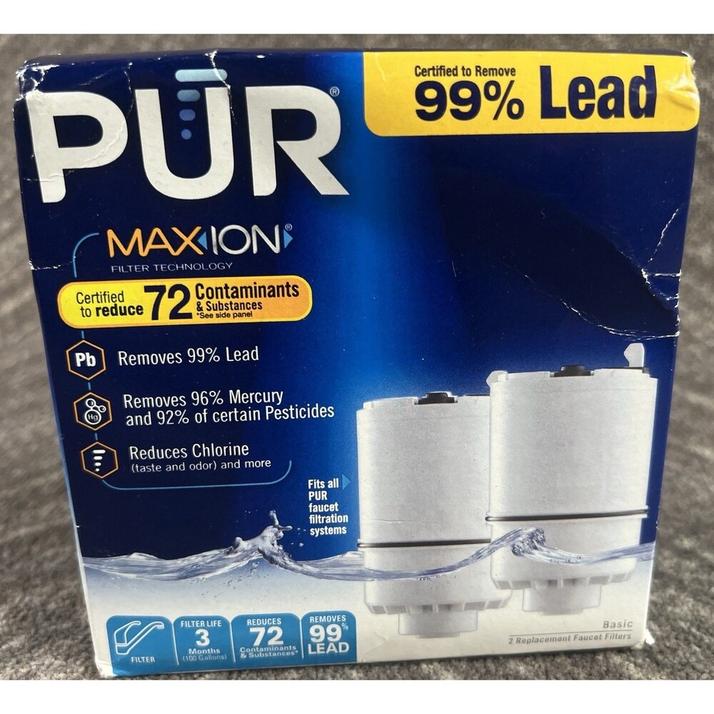 PUR MAXion Faucet Refill 2 Replacement Filters Model RF-3375 - Sealed